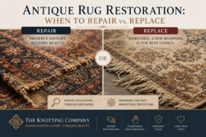 Antique Rug Restoration: When to Repair vs. Replace | The Knotting Company
